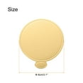 thumbnail image 2 of Uxcell 100pcs Mini Cake Boards, Mousse Cake Cardboards Round for Cake Bases (Gold), 2 of 5