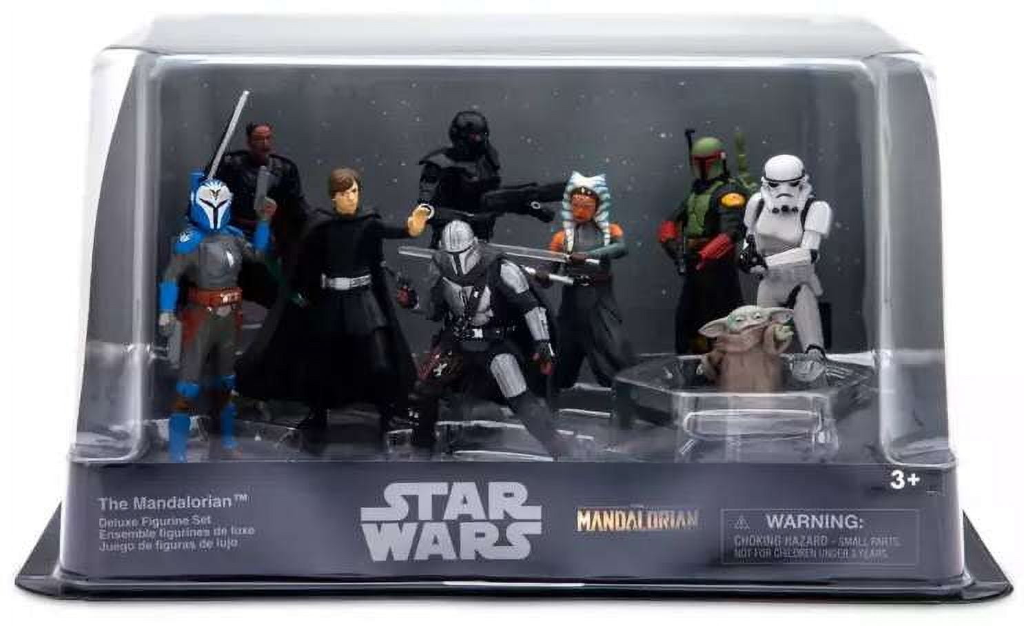 Disney Star Wars The Mandalorian Action Figure Set, 9 Pieces