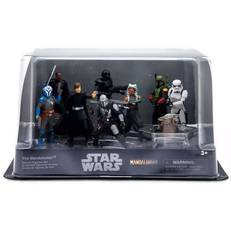 Disney Star Wars The Mandalorian Action Figure Set, 9 Pieces
