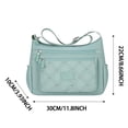 thumbnail image 2 of DGMIOCS Crossbody Bag for Women, Shoulder Purse Handbag Messenger Bag, Trendy Pocketbooks, Waterproof and Multi-Pockets Green, 2 of 4