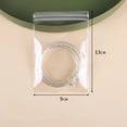 thumbnail image 1 of BUYISI Sealed Jewelry Storage Bags for Earrings Thickened Pvc Material for Protection 46 Threads 9*13, 1 of 8