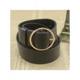 thumbnail image 3 of Women Wild Hollow Out Small Holes Belt PU Leather Black Pin Buckle Waistband, 3 of 7