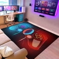 thumbnail image 2 of Alfombra de juego para niños, controlador de Gamepad, felpudo para dormitorio, alfombras negras, decoración de suelo para el hogar, alfombra antideslizante, 2 of 4