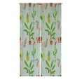 thumbnail image 1 of Cortina Noren ABPHQTO Navidad Plantas tropicales Flamencos 105x120 cm, 1 of 1