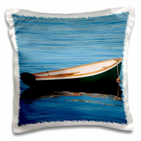 3dRose USA, Maine, Small row boat at Bass Harbor., Pillow Case, 16 by