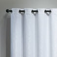 thumbnail image 3 of VCNY Home Ariel White Geometric Grommet Blackout Curtain Panel, 55" x 84", 3 of 5