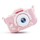 thumbnail image 4 of Juguete portátil de la cámara Selfie del niño de la historieta para los regalos del partido de los niños azul del gato Ndcxsfigh Libre de BPA, 4 of 6