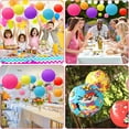 thumbnail image 2 of Colorful Paper Lanterns, 10 Pcs Chinese/Japanese Round Paper Lantern (Size of 6”, 8”, 10”, 12”) for Birthday Halloween Wedding Baby Bridal Shower Home Decor Party Decoration, 2 of 9