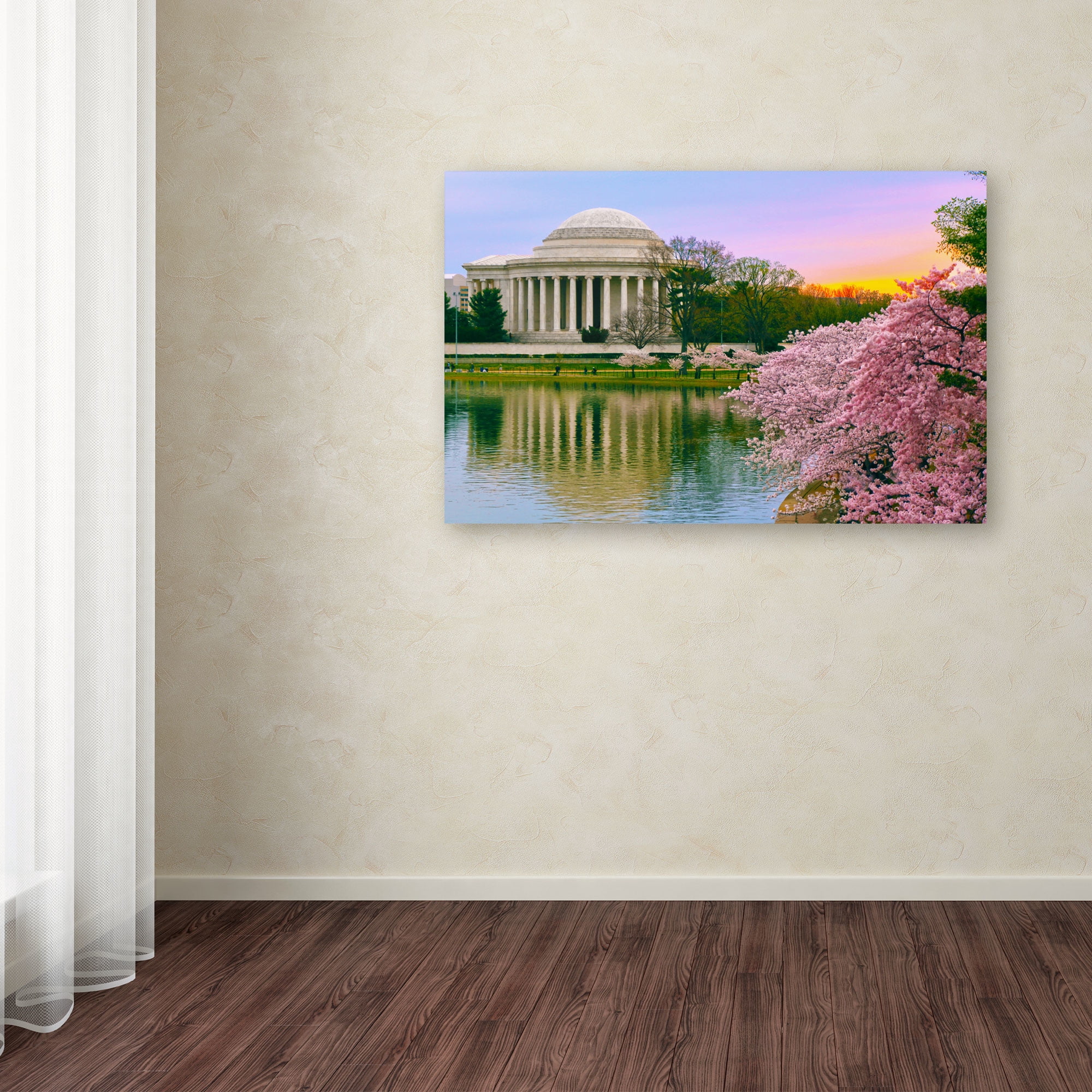 Trademark Fine Art "Cherry Blossoms 2014-6" Canvas Art by CATeyes