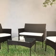 thumbnail image 3 of Juego 4 Pzas Para Exterior E Interior De Rattan Jardin Playa, 3 of 3