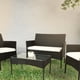 thumbnail image 3 of Juego 4 Pzas Para Exterior E Interior De Rattan Jardin Playa, 3 of 3