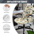 thumbnail image 6 of HELLHERO Hummingbird Sunflower Print Office Chair Cover Elastic Stretch Gaming Chair Cover Decorative Rotating Computer Chairs Seat Protector, 6 of 7