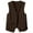 Coffee, variant on ZSQDM Men's Slim Fit Herringbone Tweed Suits Vest Premium Blend Waistcoat Double Breasted Coat Women Women's Synthetic Fiber Jacket Women's Blazers Suit Jackets(Mï¼