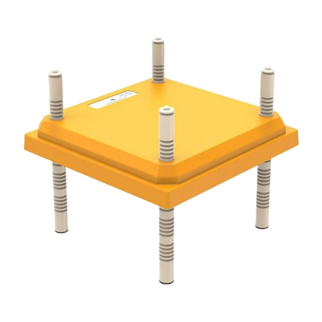 lionlar Electric Warmer Adjustable Height Chick Brooder Heating Plate Brooder Heater Yellow 30.7x30.7cm