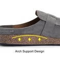 thumbnail image 5 of Ritualay Womens Mules Comfort Slip On Shoes Open Back Garden Shoes Backless Slippers Size 10 Gray, 5 of 8