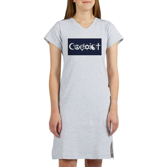 CafePress - Coexist T Shirt - Women's Nightshirt