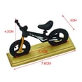 thumbnail image 5 of Bicicleta de juguete en miniatura de aleación, con soporte, juguetes de bicicleta para dedos, accesorios para casa de muñecas. Negro, 5 of 5