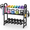 B, variant on Gijjgole 3 Tier Adjustable Dumbbell Rack-Heavy-Duty 450LB Capacity Weight Storage Stand for Dumbbells, Space-Saving Weight Rack for Home Gym Organizer (Rack Only)