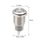 thumbnail image 3 of Interruptor de botón pulsador de metal momentáneo Uxcell cabeza alta 16mm montaje NC NO COM AC 250V 5A 1paquete, 3 of 5
