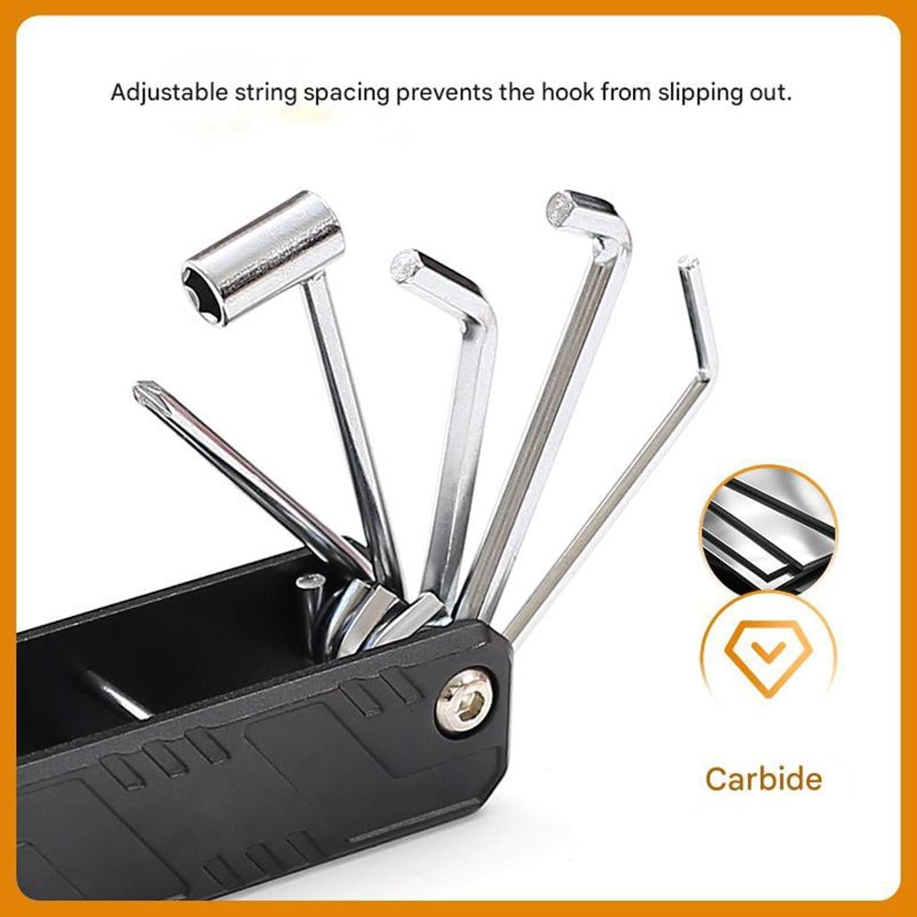 Yihuala Guitar Tool With Built in Hexagon Wrench Hexagon Screwdriver For Guitar Bass Repair And Daily Maintenance