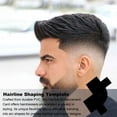 thumbnail image 2 of Hairline Enhancement Card Beard Lineup Shaping Tool Men Barber Hairline Guide Beard Hair Styling Trimming Edging Shaping Template, 2 of 8