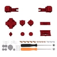 thumbnail image 2 of eXtremeRate Scarlet Red Custom Full Set Buttons for Gameboy Advance SP, Replacement A B L R Button Power On Off Volume Button D-pad Key for GBA SP Console - Console NOT Included, 2 of 7