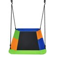 thumbnail image 6 of Gymax 60'' Kids Giant Tree Rectangle Swing 700 lbs w/ Adjustable Hanging Ropes Blue+Orange+Green, 6 of 7