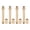 Gold, variant on Uxcell Straight Pipe Lamp Stems Rod Kit, M10 100mm l Rod with Nut, Black 4 Set