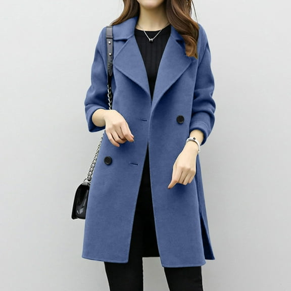 Brilliant Winter Coats for Women Plus Size Women's Winter Fashion Casual Jacket Casual Outerwear Cardigan Slim Coat Overcoat Clearance Clothes under $5.00