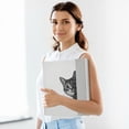 thumbnail image 6 of FORMRS 3 Ring Binder with Pockets 1.5" D-Rings Clip Board 200 Sheets Capacity, Black Cute Cat, 6 of 8