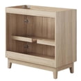 thumbnail image 4 of Modway Miles 36" Wood Bathroom Vanity Cabinet with Tapered Legs in Oak, 4 of 9