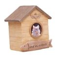 thumbnail image 3 of Urna para mascotas, recuerdo de memoria para dueño de mascota, tallado a mano con ranura para fotos, almacenamiento de memoria para mascotas gato, 3 of 8