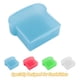 thumbnail image 5 of Caja de pan transparente para microondas, con forma de tostada, visible, portátil, para guardar sándwiches y hamburguesas en la cocina., 5 of 8