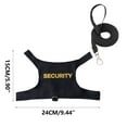 thumbnail image 6 of Goattoy Dog Harness Small Sized Dog No Pull Puppy Harness and Leash Set Puppy Soft Vest Dog Harnesses for Walking Running Training Small Dog Vest,black, 6 of 6