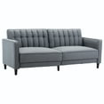 thumbnail image 2 of AC Pacific Tufted Noah Modern Sleeper Sofa Bed, Grey, 2 of 2