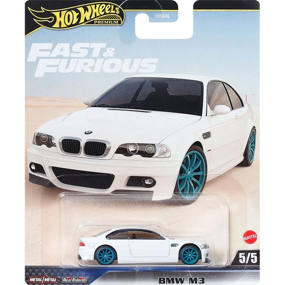 Original Hot Wheels Premium Car Fast & Furious Boys Toys 1/64 Diecast Nissan Silver Ford Mustang Gran Torino BMW M3 Toyota Gift