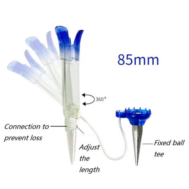 suave del plástico los 8.5cm tees durable Azul shamjiam tees de golf duraderos