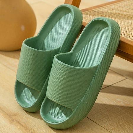 

Arogan Slippers for Women and Men Quick Drying Slide Sandal with Thick Sole Non-Slip Soft Shower Slippers Open Toe Spa Bath Pool Gym House Sandals for Indoor & Outdoor