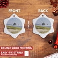 thumbnail image 3 of 3drose, Cannon Beach and Haystack Rock, Oregon, Usa - Us38 Jwi0515 - Jamie and Judy Wild, 3 inch Snowflake Porcelain Ornament, 3 of 7