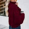 thumbnail image 7 of FDGIU Women's Oversized Knit Sweater 2025 - Chunky Solid Color Crew Neck Pullover, Warm Winter Fall Top, Cozy Casual Loose Fit, 7 of 7