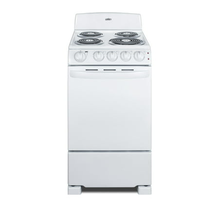 Summit RE203 20 Inch Wide 2.3 Cu. Ft. Free Standing Electric Range with Sensor