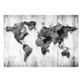 thumbnail image 2 of Tiptophomedecor Peel and Stick World Map  Wallpaper Wall Mural - World Map Gray - Removable Wall Decals, 2 of 3