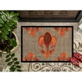 thumbnail image 3 of Thanksgiving Turkey Fleur de lis Doormat 24x36, 3 of 4