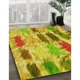thumbnail image 3 of Ahgly Company Machine Washable Indoor Round Transitional Dark Bisque Brown Area Rugs, 3' Round, 3 of 7
