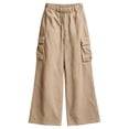 thumbnail image 7 of Gytharion Women's Elastic Waist Cargo Pants Solid Color Loose Wide Leg Pants Multi Pocket Casual Streetwear Trousers 2026, 7 of 7