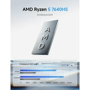 MINISFORUM DeskMini UM760 Slim Mini PC AMD Ryzen 5 7640HS Processor 16GB RAM 1TB SSD Computer