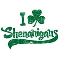 thumbnail image 3 of CafePress - I Shamrock Shenanigans Women's Dark Pajamas - Women's Short Sleeve Print T-Shirt and Pants Dark Cotton Pajama Set, 3 of 7