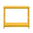 thumbnail image 4 of Pemberly Row Transitional Console Table in Yellow Wood Finish, 4 of 5
