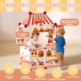 thumbnail image 2 of Set de carrito de hamburguesas Pretend Play KOALA DIARY, 21 unidades, 2 of 7