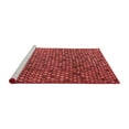 thumbnail image 2 of Ahgly Company Machine Washable Indoor Square Abstract Red Modern Area Rugs, 3' Square, 2 of 4
